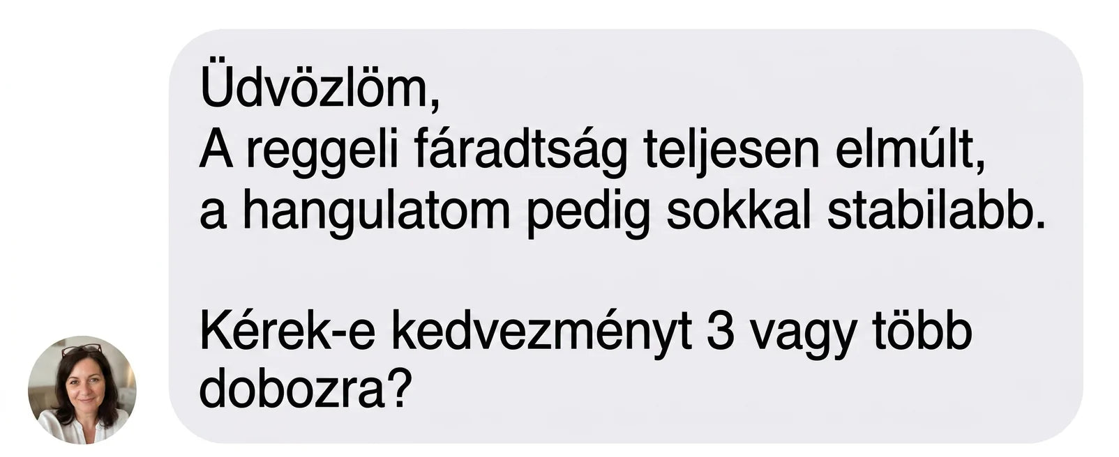 Ügyféltől érkezett üzenet